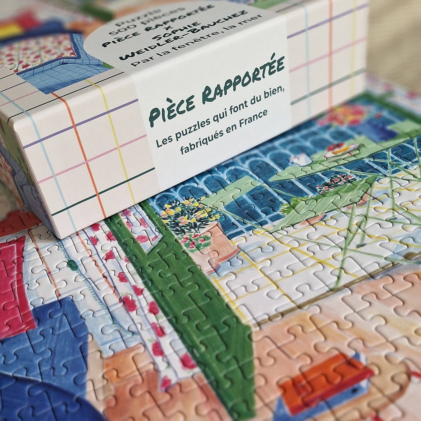 Pièce rapportée Through the Window, the Sea, 500 Piece Puzzle