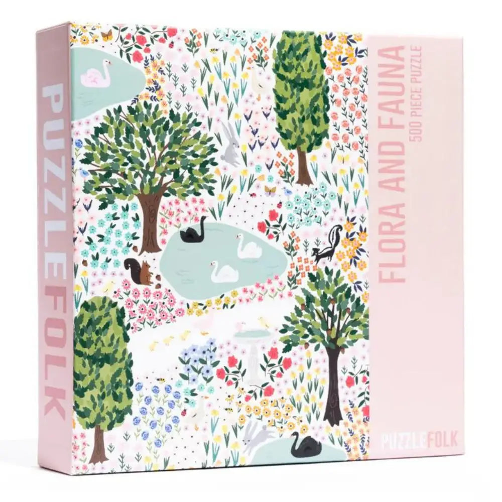 Puzzlefolk Flora & Fauna, 500 Piece Puzzle