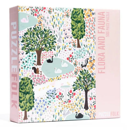 Puzzlefolk Flora & Fauna, 500 Piece Puzzle