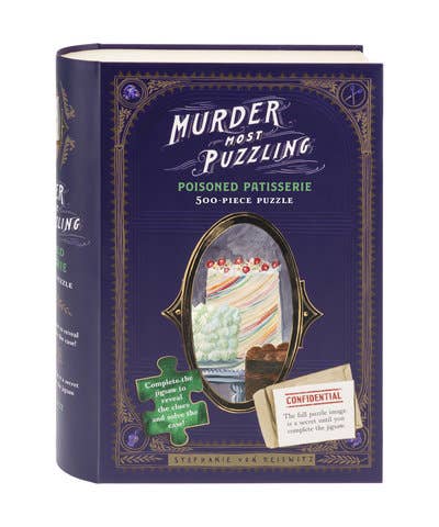 Chronicle Books Murder Most Puzzling Poisoned Patisserie 500-Piece Puzzle