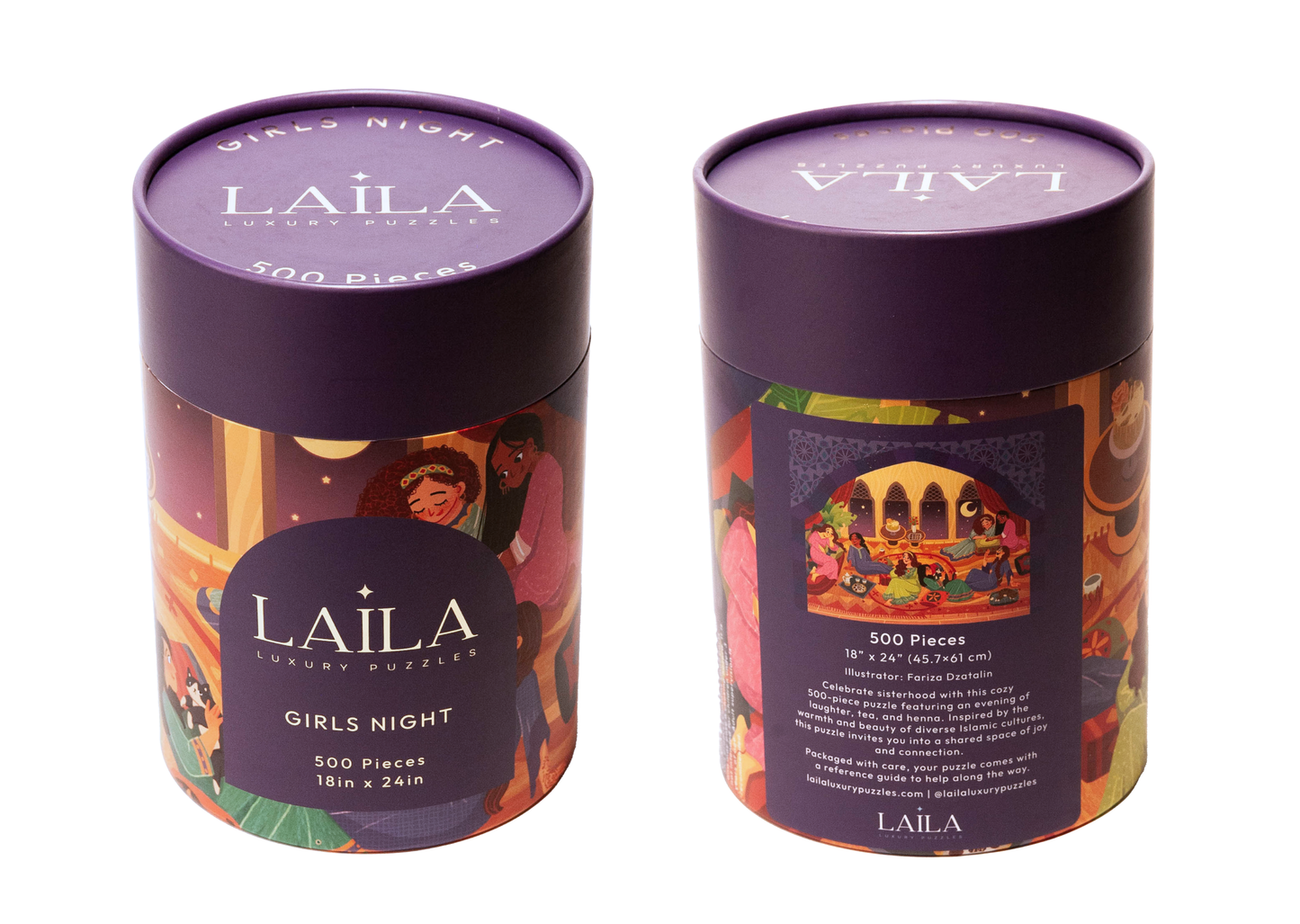 Laila Luxury Puzzles Girls Night, 500 Piece Puzzle