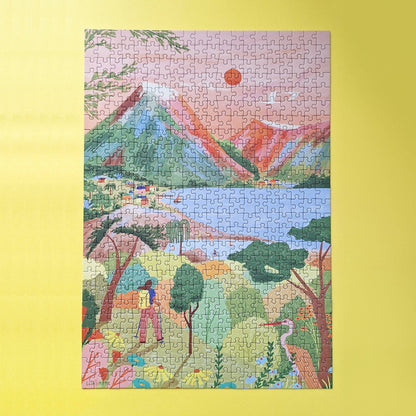 Pièce rapportée Walk between Sky and Earth, 500 Piece Puzzle