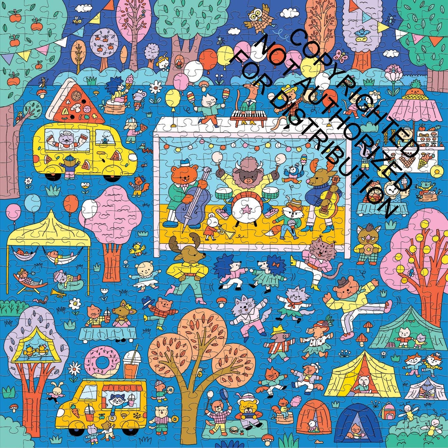 Mudpuppy Search and Find: Music Festival, 500 Piece Puzzle