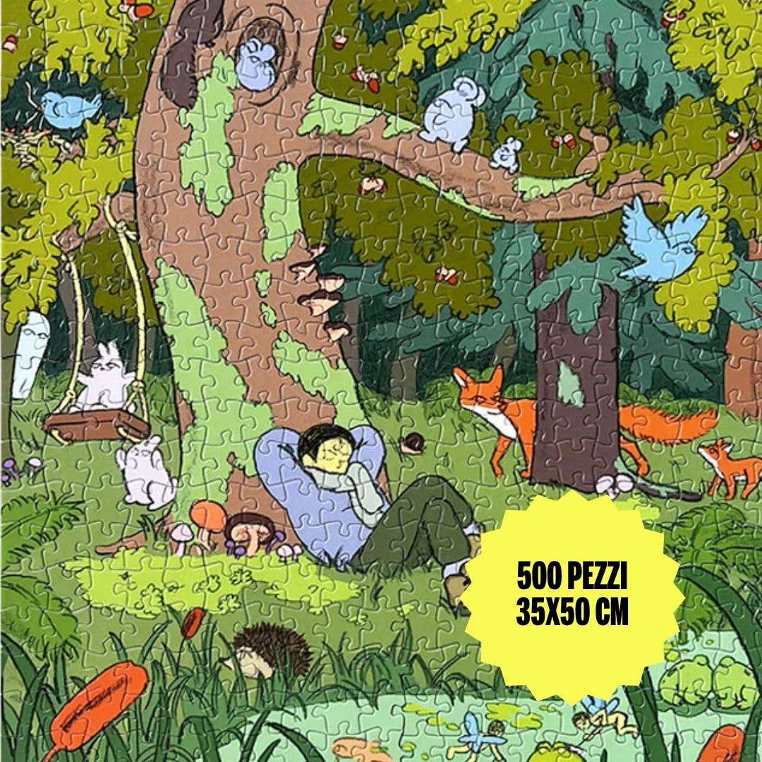 Sto Puzzle Sleep Little Flower, 500 Piece Puzzle