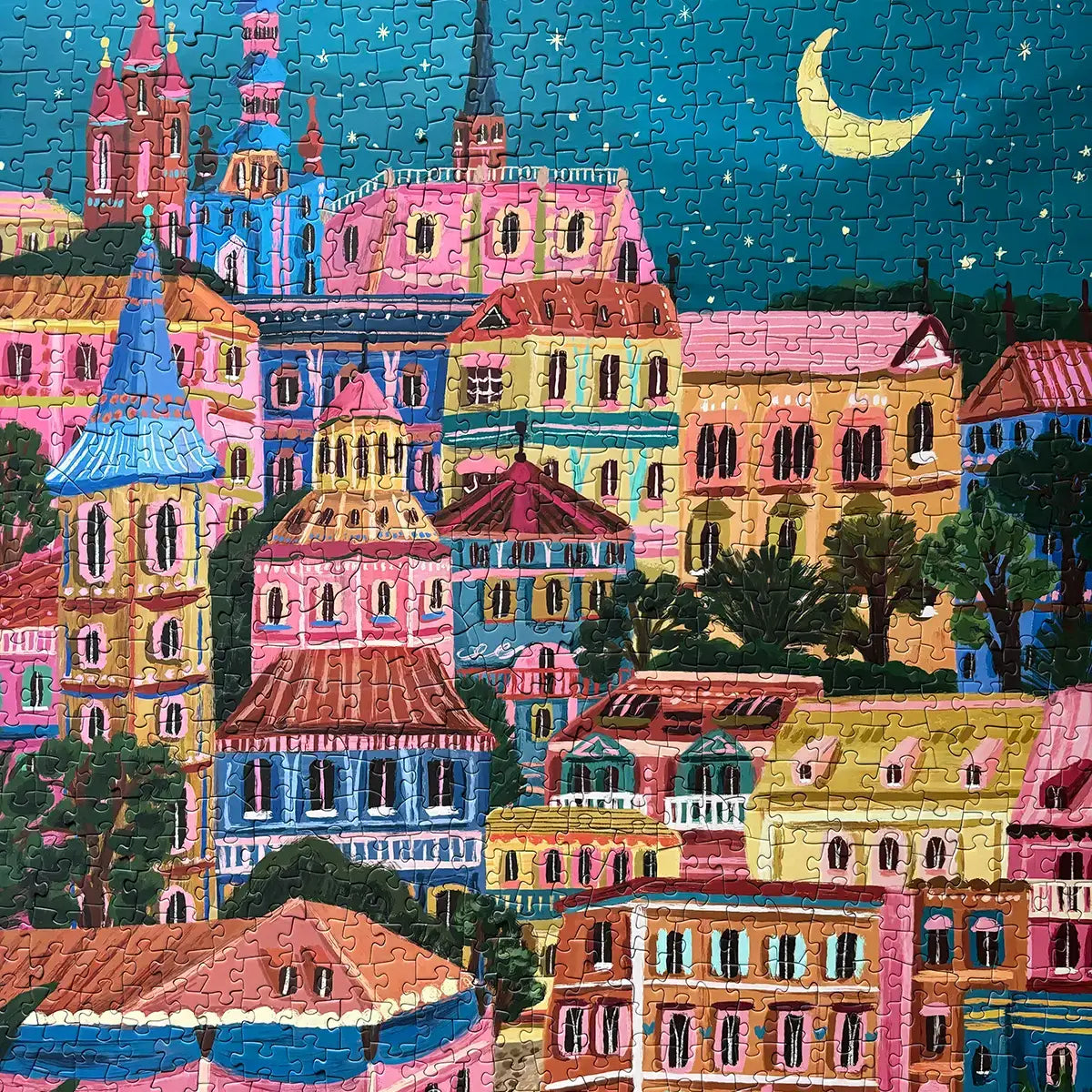 Puzzle Weekend Evening in Prague, 1000 Piece Puzzle
