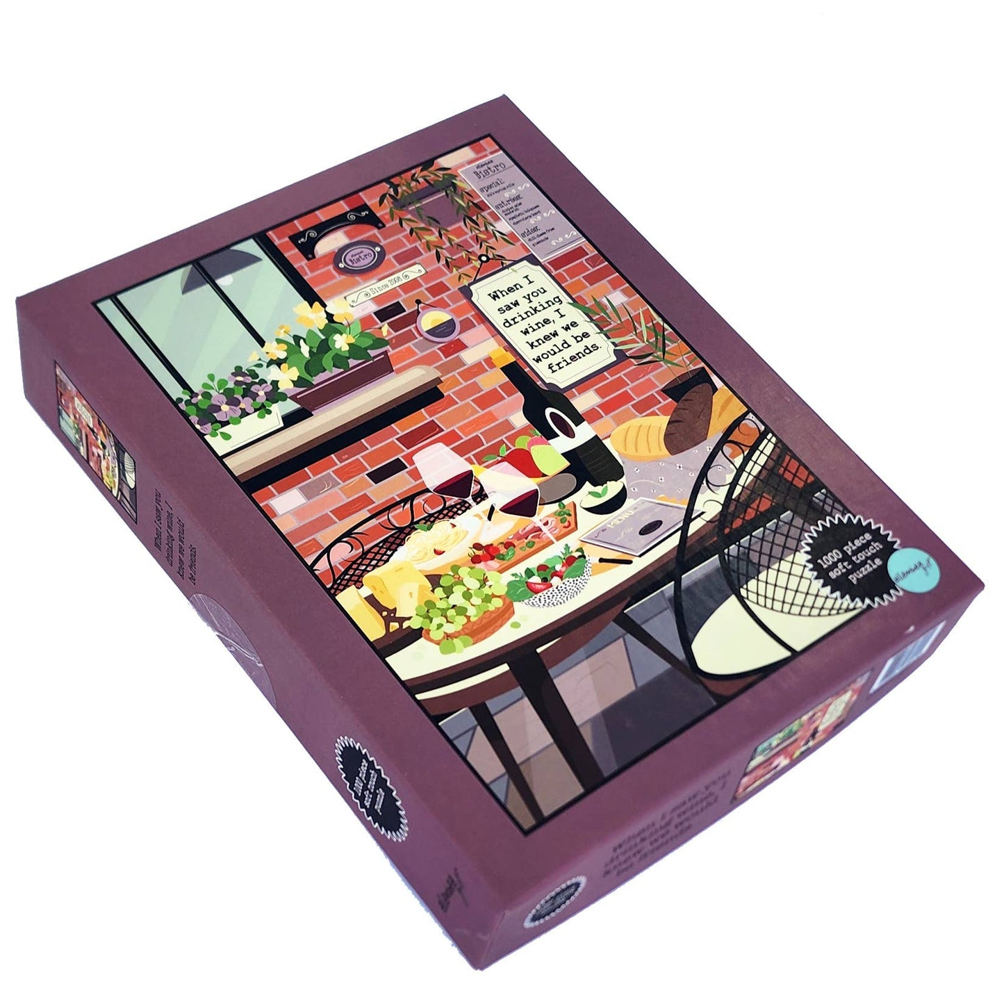 ellembee When I Saw You Drinking Wine, 1000 Piece Puzzle
