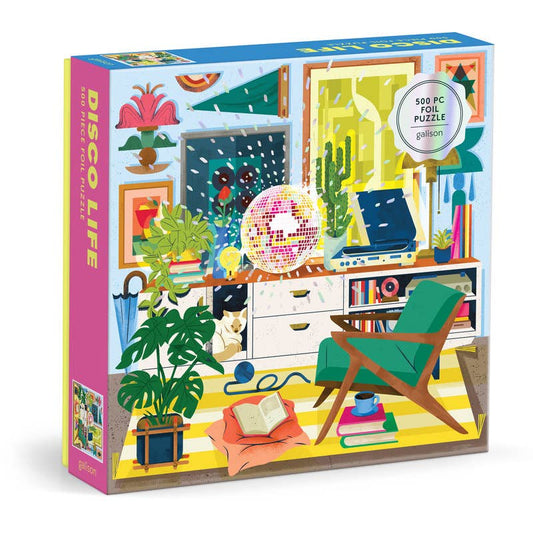 Galison Disco Life, 500 Piece Puzzle