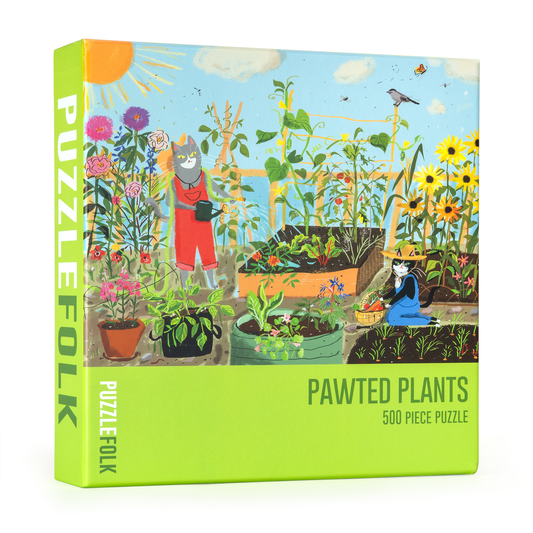 Puzzlefolk Pawted Plants, 500 Pieces