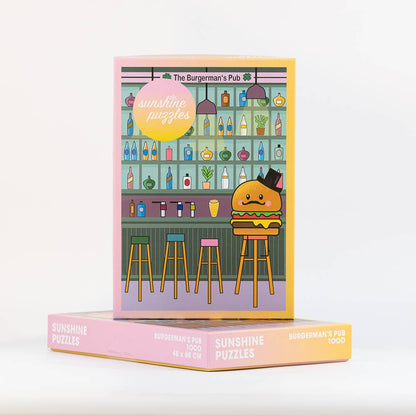 Sunshine Puzzles Burgerman's Pun, 1000 Piece Puzzle