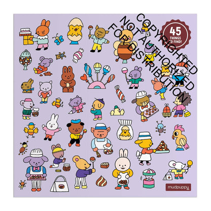 Mudpuppy Search and Find: Chocolate Shop, 500 Piece Puzzle