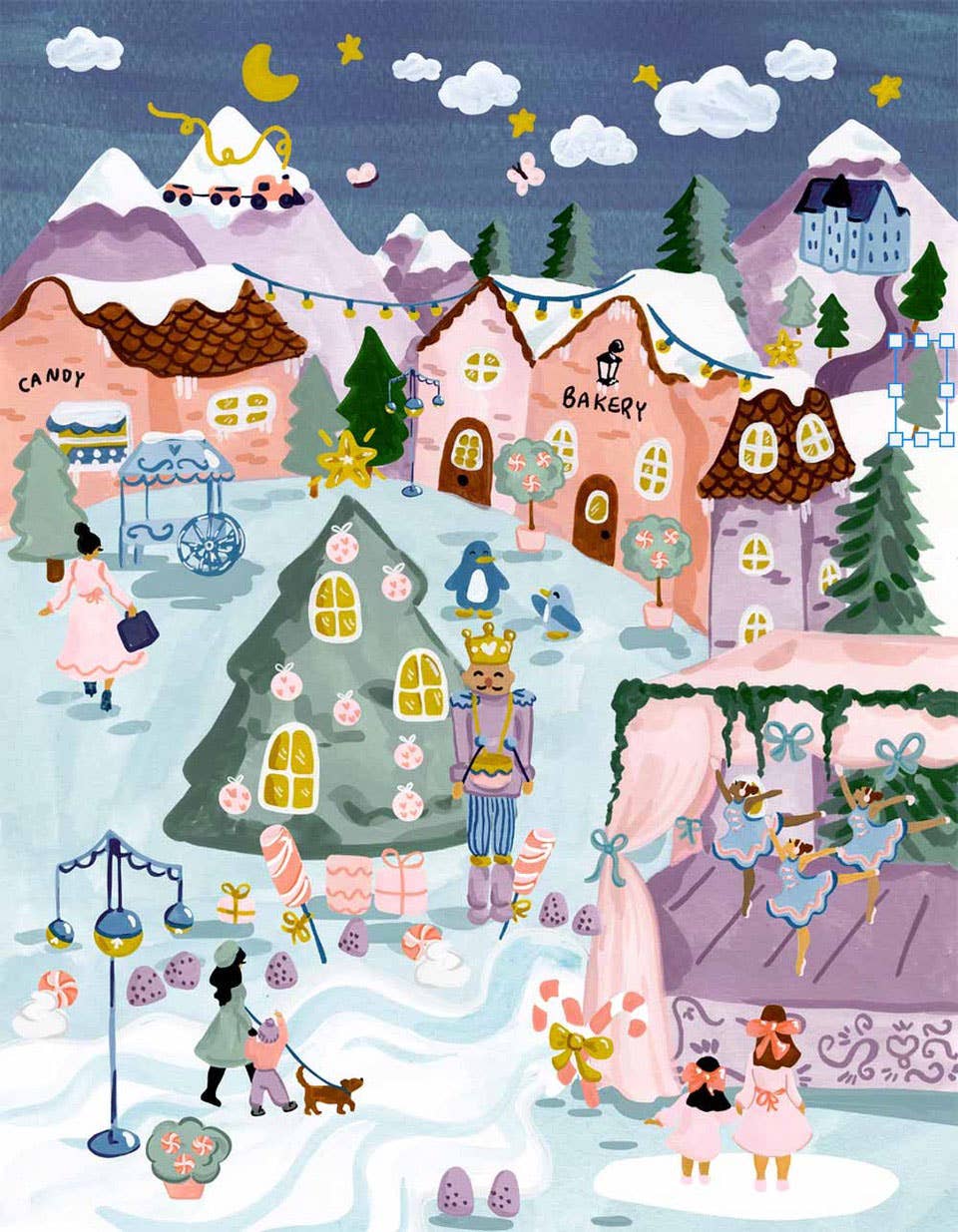 Puzzle Weekend Sugarplum Village, 1000 Piece Puzzle