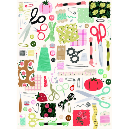 Puzzlefolk Sew Cute!, 1000 Piece Puzzle