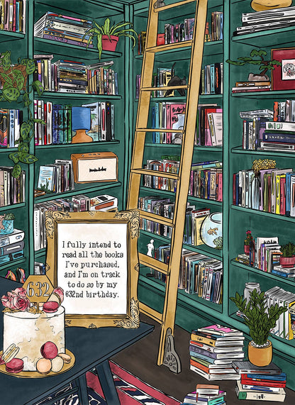 ellembee I Fully Intend to Read All the Books I've Purchased, 1000 Piece Puzzle
