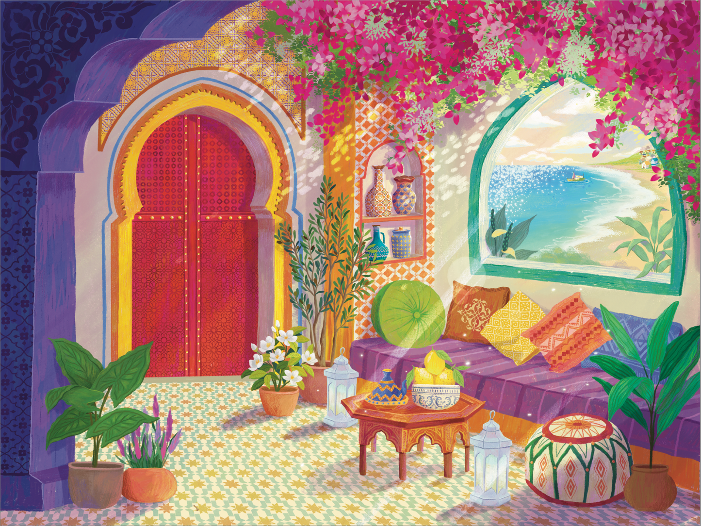 Laila Luxury Puzzles Moroccan Retreat, 500 Piece Puzzle