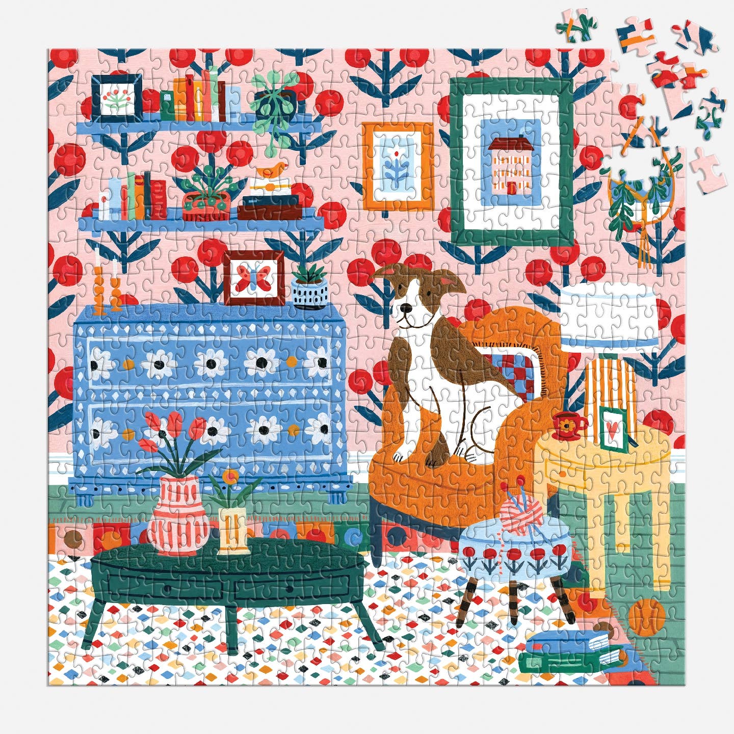 Galison Pattern & Petal, 500 Piece Puzzle