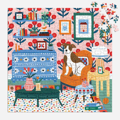 Galison Pattern & Petal, 500 Piece Puzzle