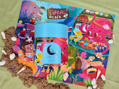 Laila Luxury Puzzles Coral Café, 100 Piece Puzzle
