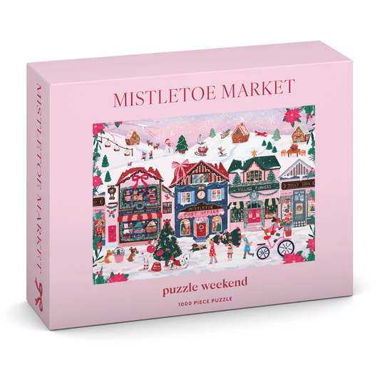 Puzzle Weekend Mistletoe Market, 1000 Piece Puzzle