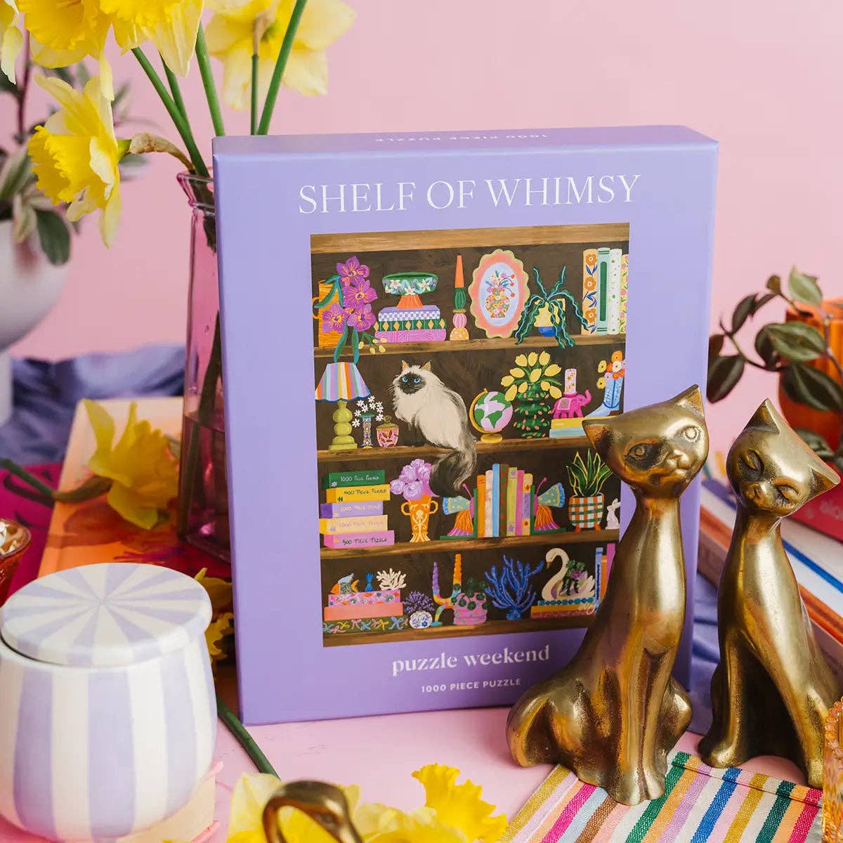 Puzzle Weekend Shelf of Whimsy, 1000 Piece Puzzle