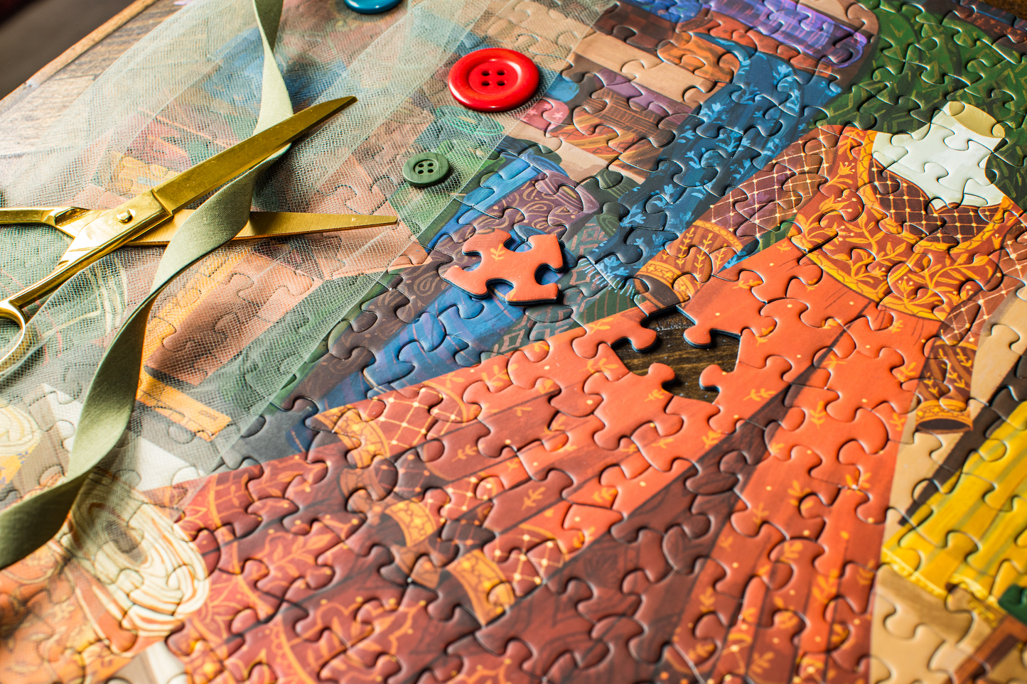Laila Luxury Puzzles The Tailor's Shop, 500 Piece Puzzle