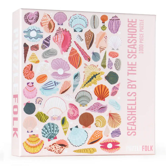 puzzlefolk Seashells by the Seashore, 1000 Piece Puzzle