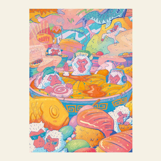 Sto Puzzle Ramen at Jigokudani 500 Piece Puzzle