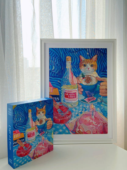 WEVE Kitty Café, 500 Piece Puzzle