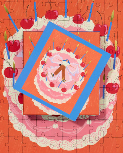 Ordinary Habit Cake Angel, 100 Piece Puzzle
