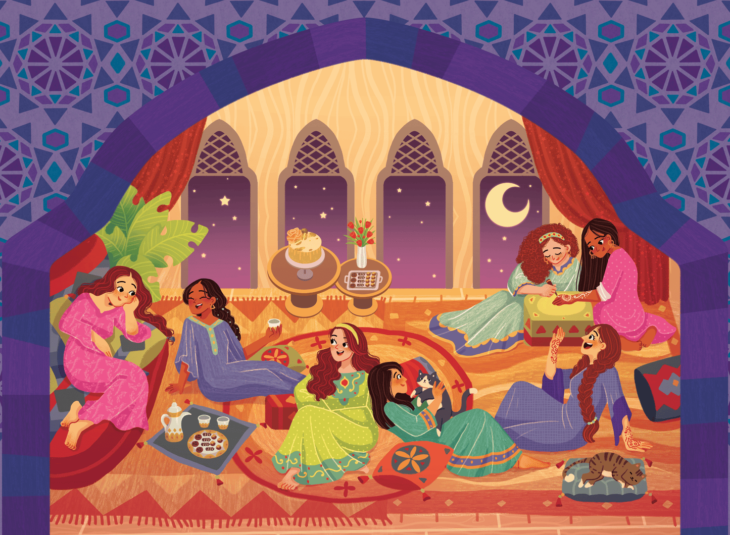 Laila Luxury Puzzles Girls Night, 500 Piece Puzzle