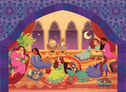 Laila Luxury Puzzles Girls Night, 500 Piece Puzzle