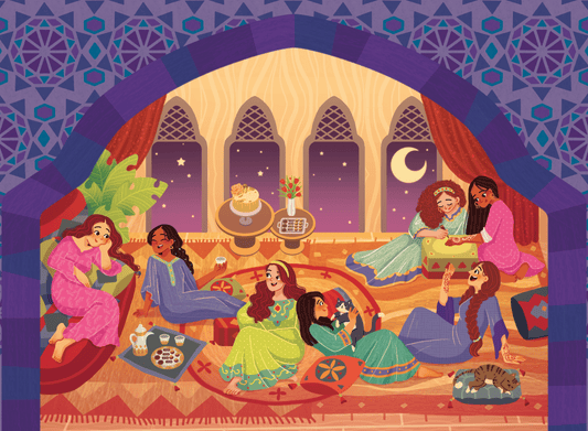 Laila Luxury Puzzles Girls Night, 500 Piece Puzzle