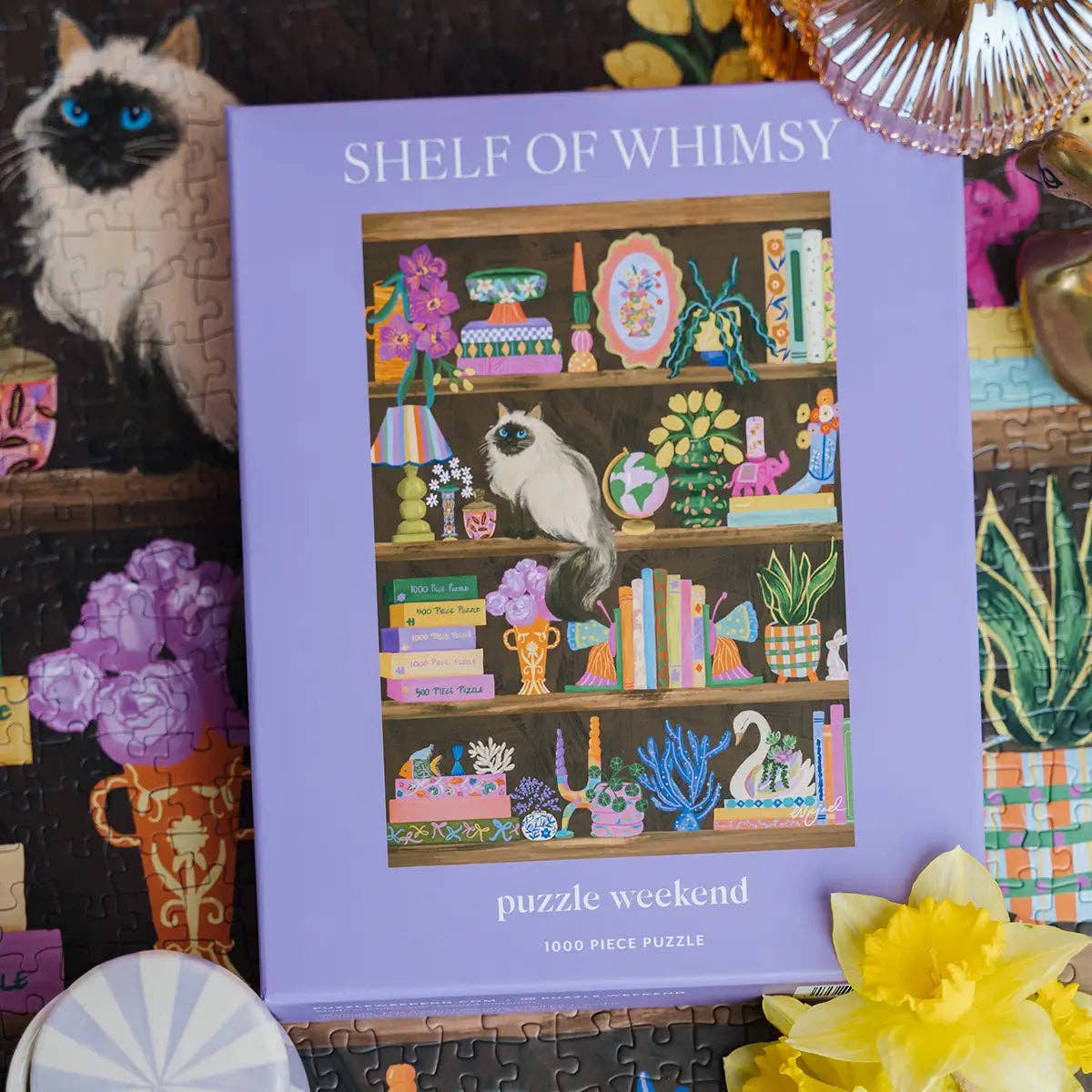 Puzzle Weekend Shelf of Whimsy, 1000 Piece Puzzle