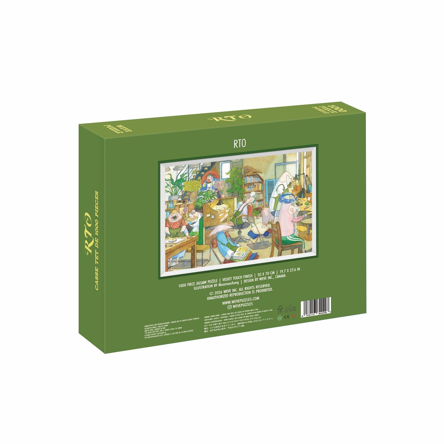 WEVE RTO, 1000 Piece Puzzle