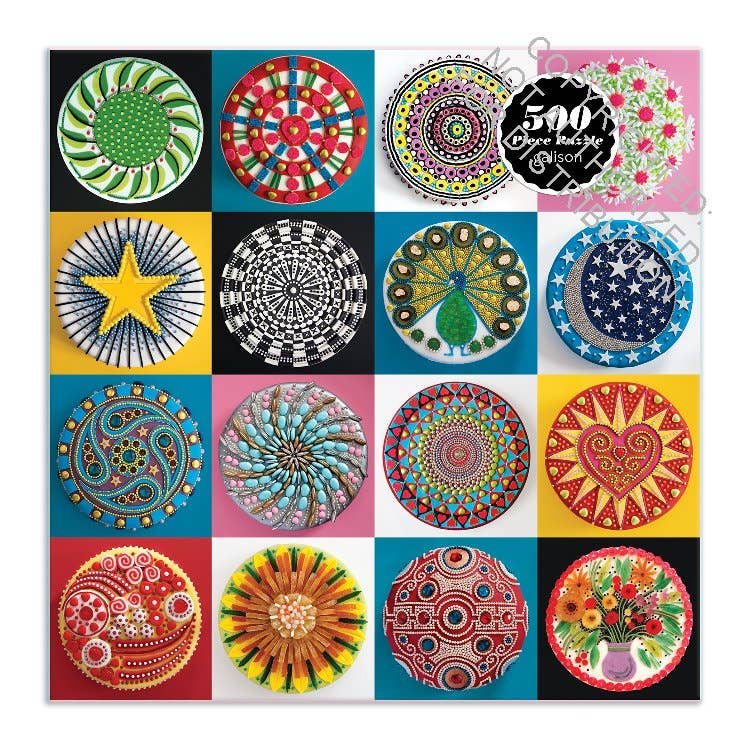 Galison Cakes, 500 Piece Puzzle