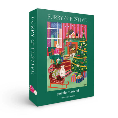 Puzzle Weekend Furry & Festive, 1000 Piece Puzzle