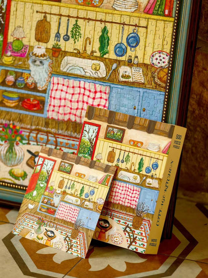 WEVE Cottage Kitchen, 500 Piece Puzzle