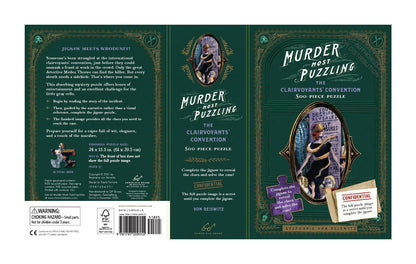 Chronicle Books Murder Most Puzzling: The Clairvoyants’ Convention, 500 Piece Puzzle