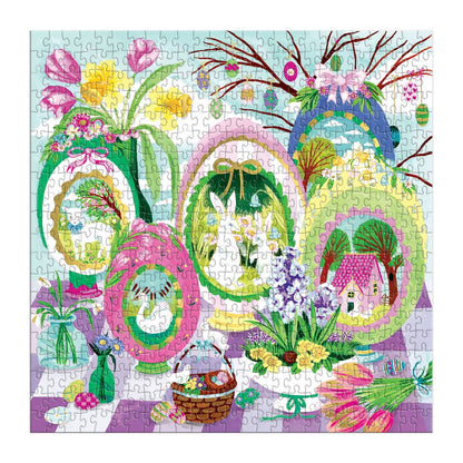 Galison Windows To Spring Foil, 500 Piece Puzzle