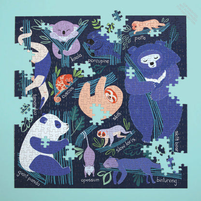 Mudpuppy Tree-dwelling Slowpokes, 500 Piece Puzzle
