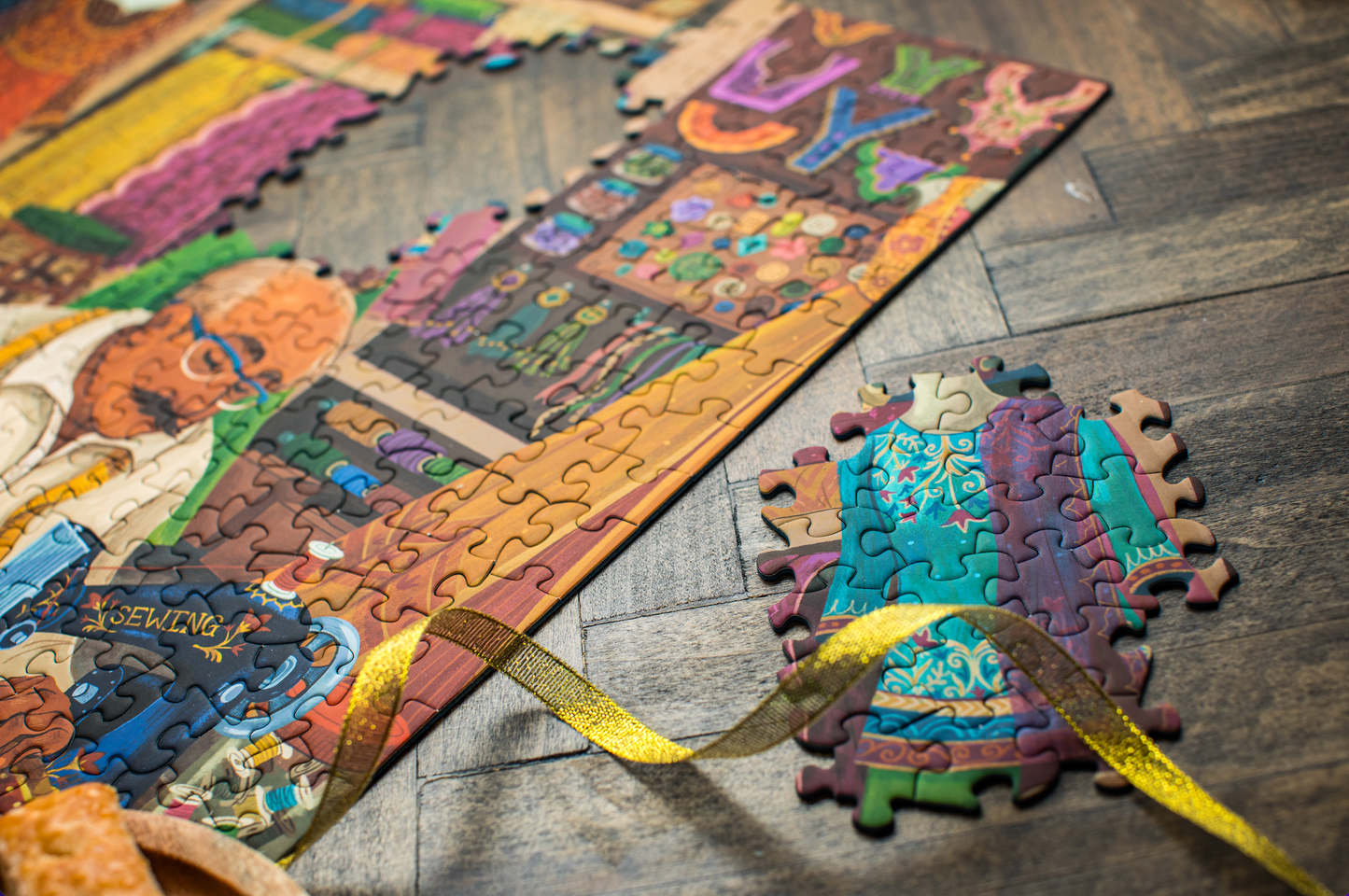 Laila Luxury Puzzles The Tailor's Shop, 500 Piece Puzzle