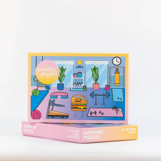 Sunshine Puzzles At the Gym, 1000 Piece Puzzle