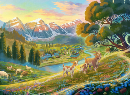 Laila Luxury Puzzles Kashmir Valley, 500 Piece Puzzle