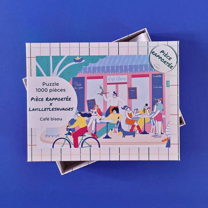 Pièce rapportée Kiss Café, 1000 Piece Puzzle