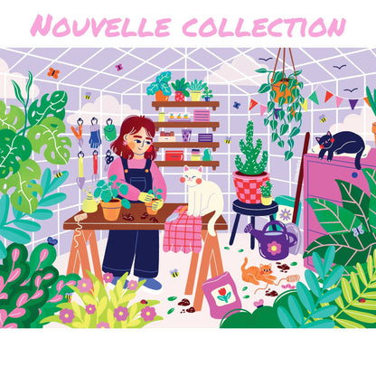 Pièce rapportée The Cat Greenhouse, 1000 Piece Puzzle
