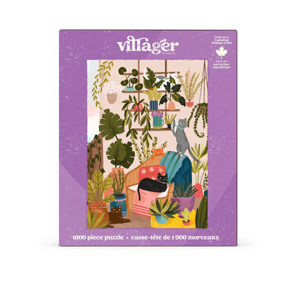 Villager Balcony Cats, 1000 Piece Puzzle