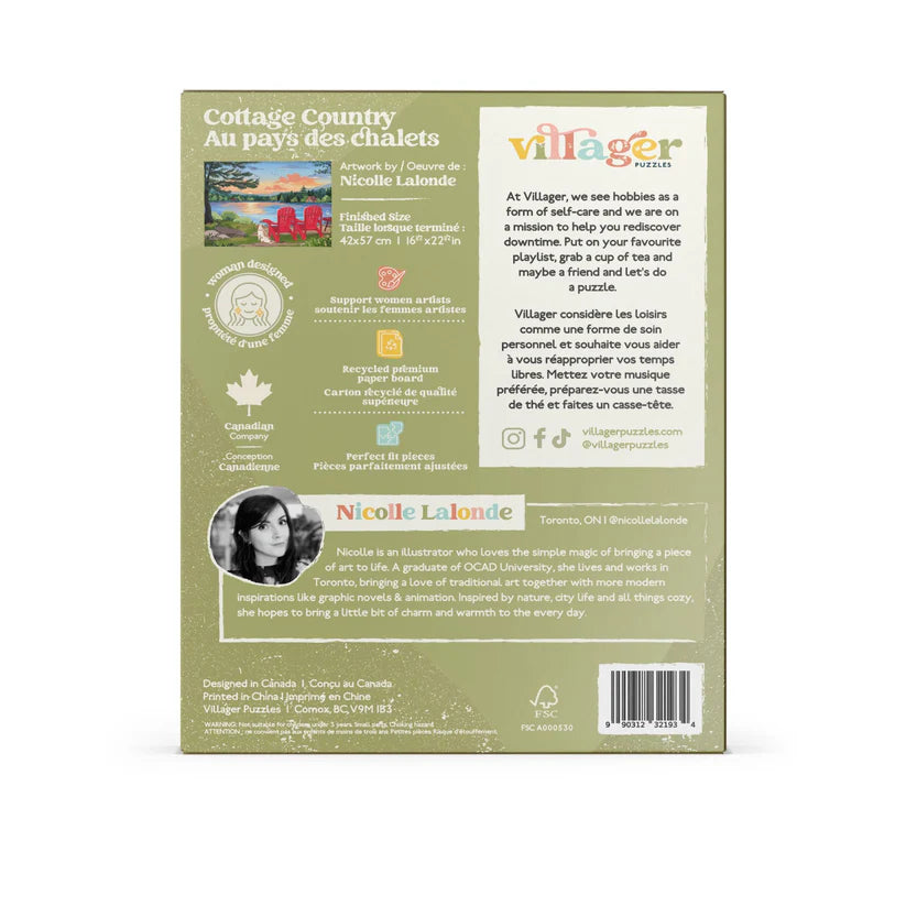 Villager Cottage Country, 500 Pieces