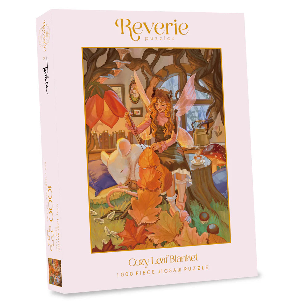 Reverie Cozy Leaf Blanket, 1000 Piece Puzzle