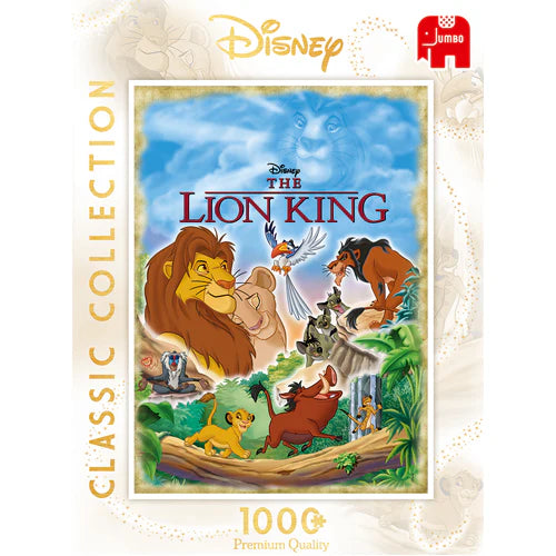 Jumbo Disney The Lion King Movie Poster, 1000 Piece Puzzle - Imported