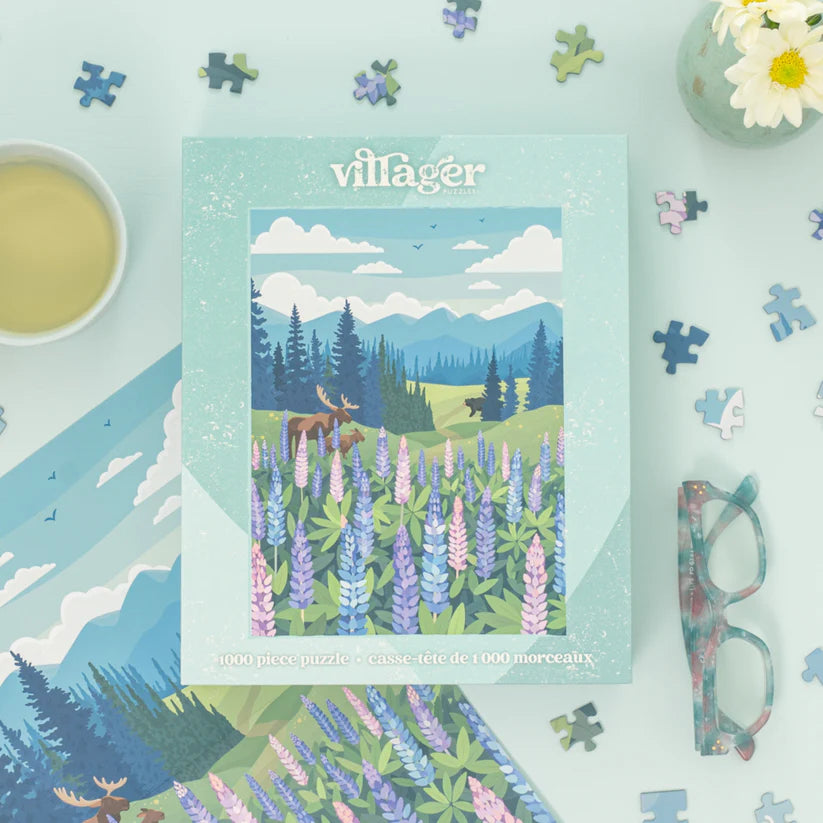 Villager Lupines Meadow, 1000 Pieces