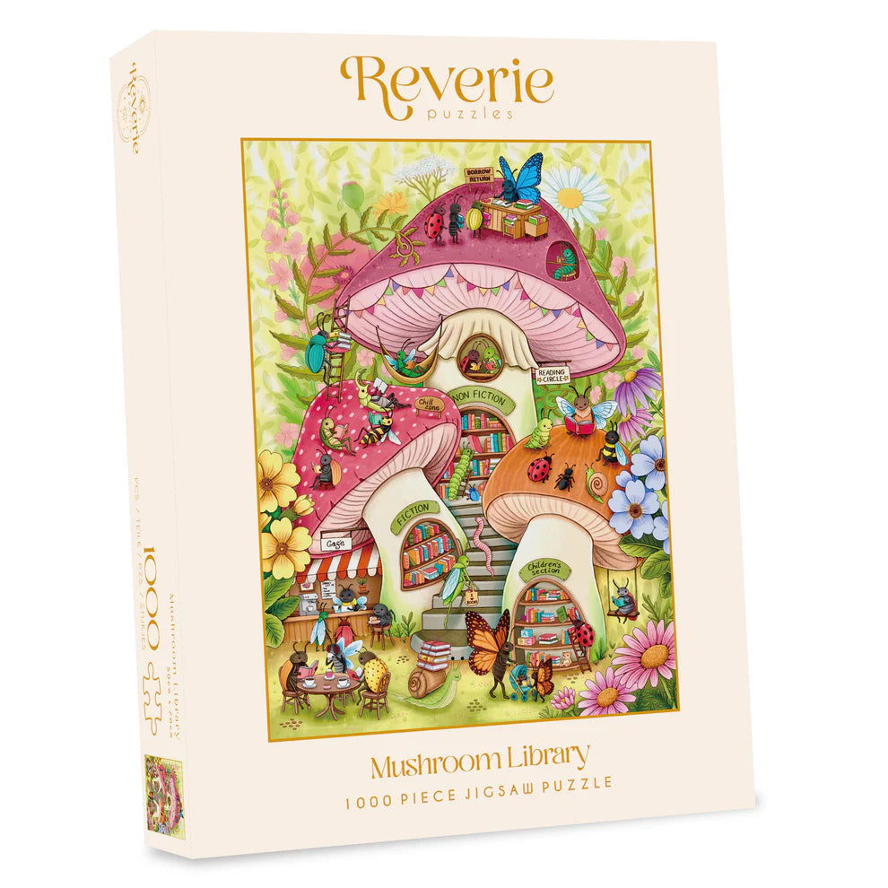 Reverie Mushroom Library, 1000 Piece Puzzle
